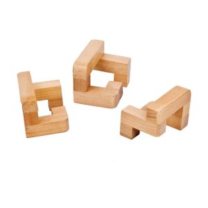 Casse tête bois 3 pièces