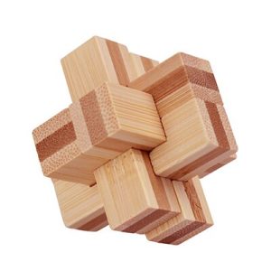 Casse tête bois croix