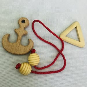 Casse tête bois ficelle et anneau