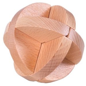Casse tête bois rond
