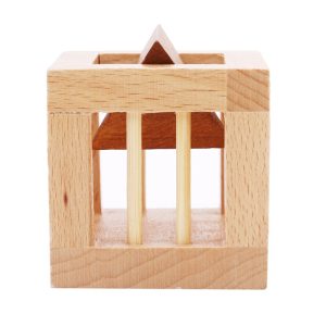 Casse tête chinois cube bois