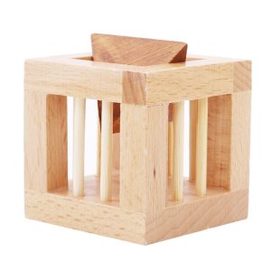 Casse tête chinois cube bois