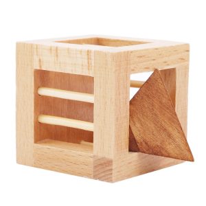 Casse tête chinois cube bois