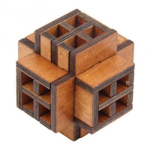 Casse tête chinois en bois cube