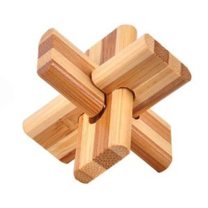 Casse tête croix bois