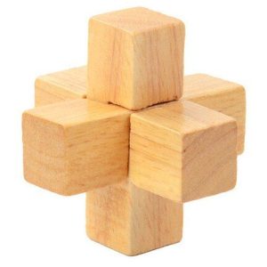 Casse tête croix en bois
