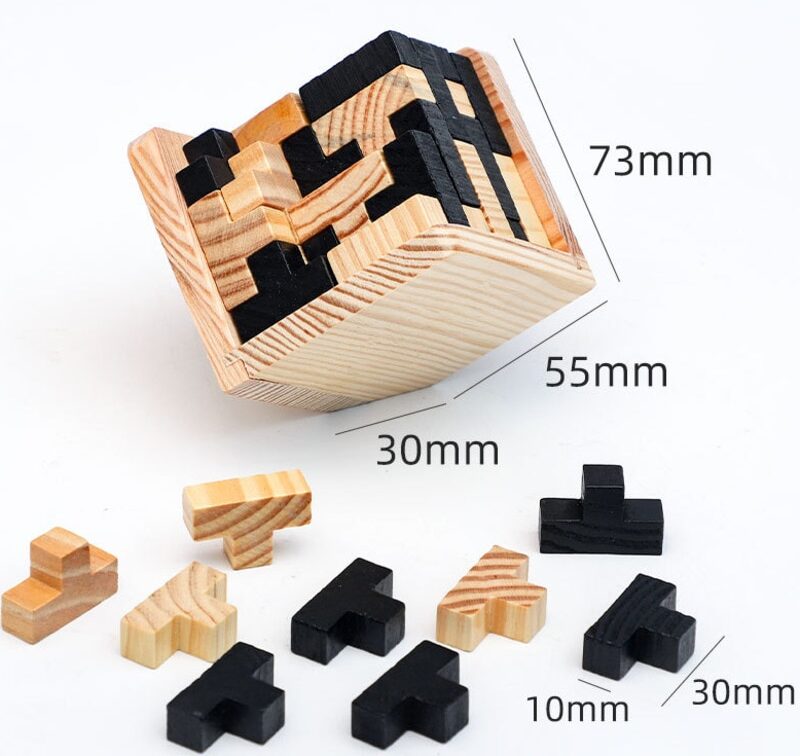 Casse tête cube bois Casse tête cube bois