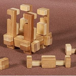 Casse tête cube bois 12 pièces