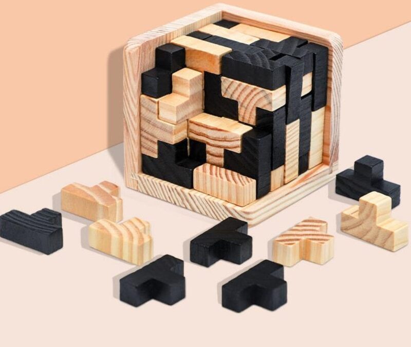 Casse tête cube bois Casse tête cube bois