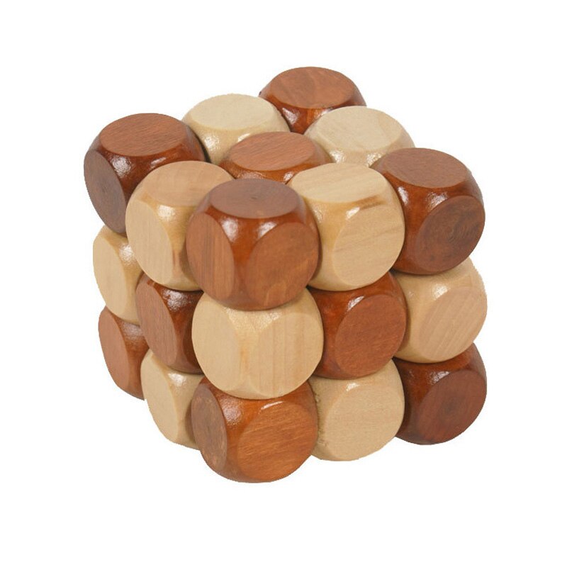 Casse tête cube en bois Casse tête cube en bois