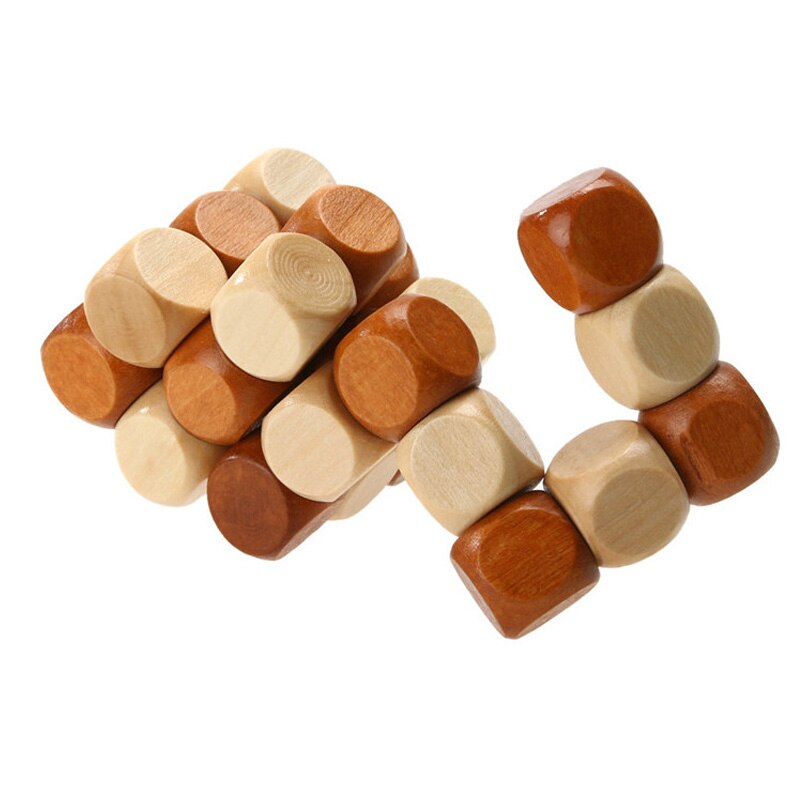 Casse tête cube en bois Casse tête cube en bois