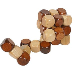 Casse tête cube en bois