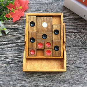 Casse tête en bois carré