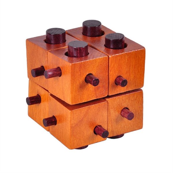 Casse tête en bois cube