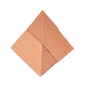 Casse tête pyramide bois