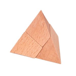 Casse tête pyramide bois