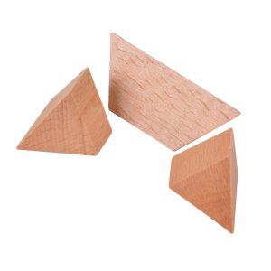 Casse tête pyramide bois