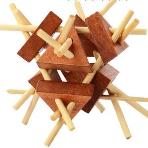 Casse tête triangle bois