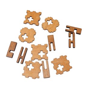 Cube en bois casse tête
