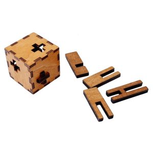 Cube en bois casse tête