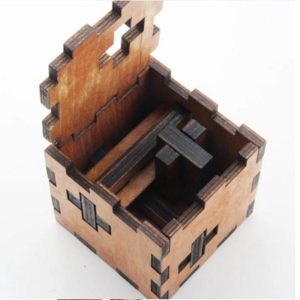 Cube en bois casse tête