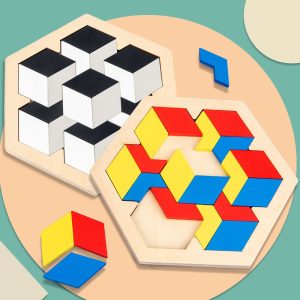 Puzzle bois casse tête